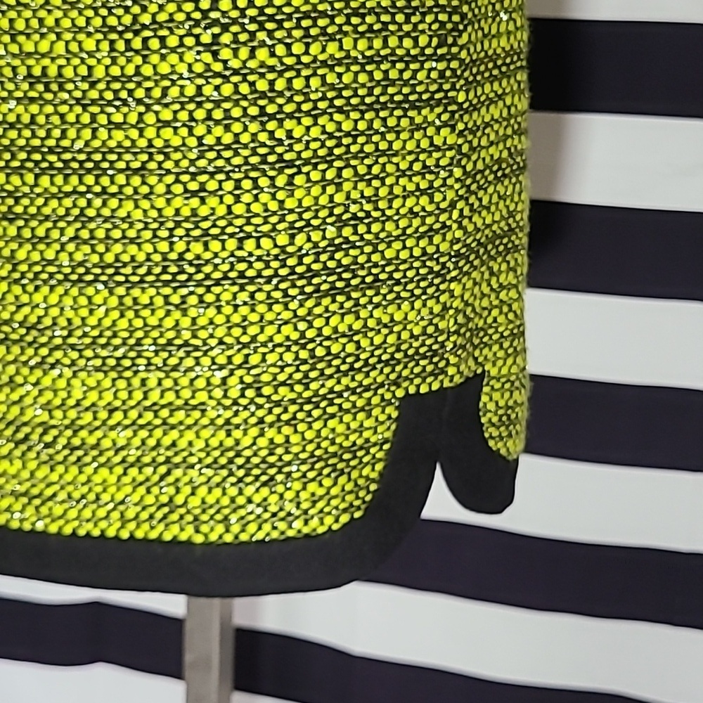 J. Crew Tweed Knit Neon Skirt - Picture 7 of 7